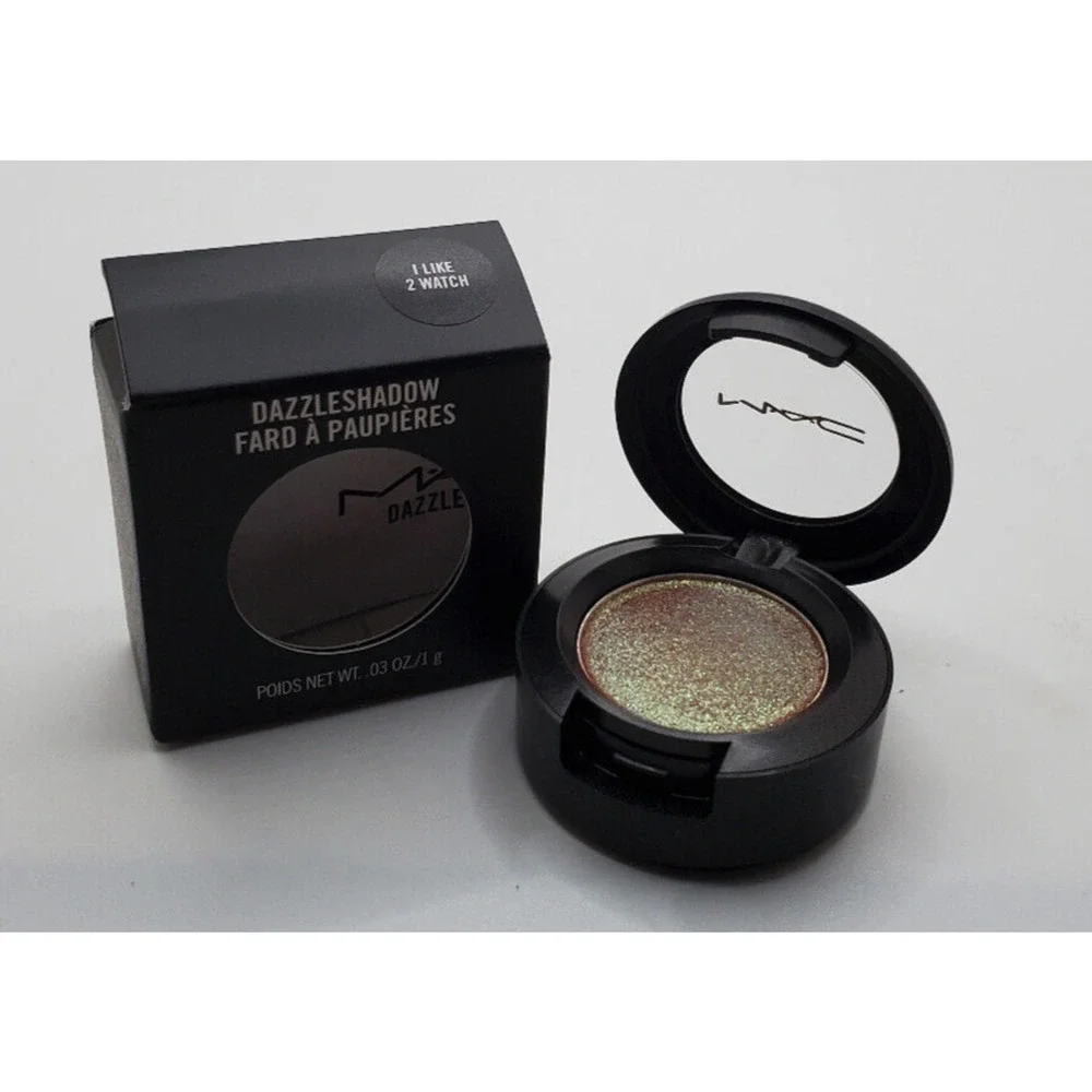 MAC I LIKE TO WATCH Eye Shadow ~ Midtone Brown Gold ~Dazzleshadow Metallic NIB
